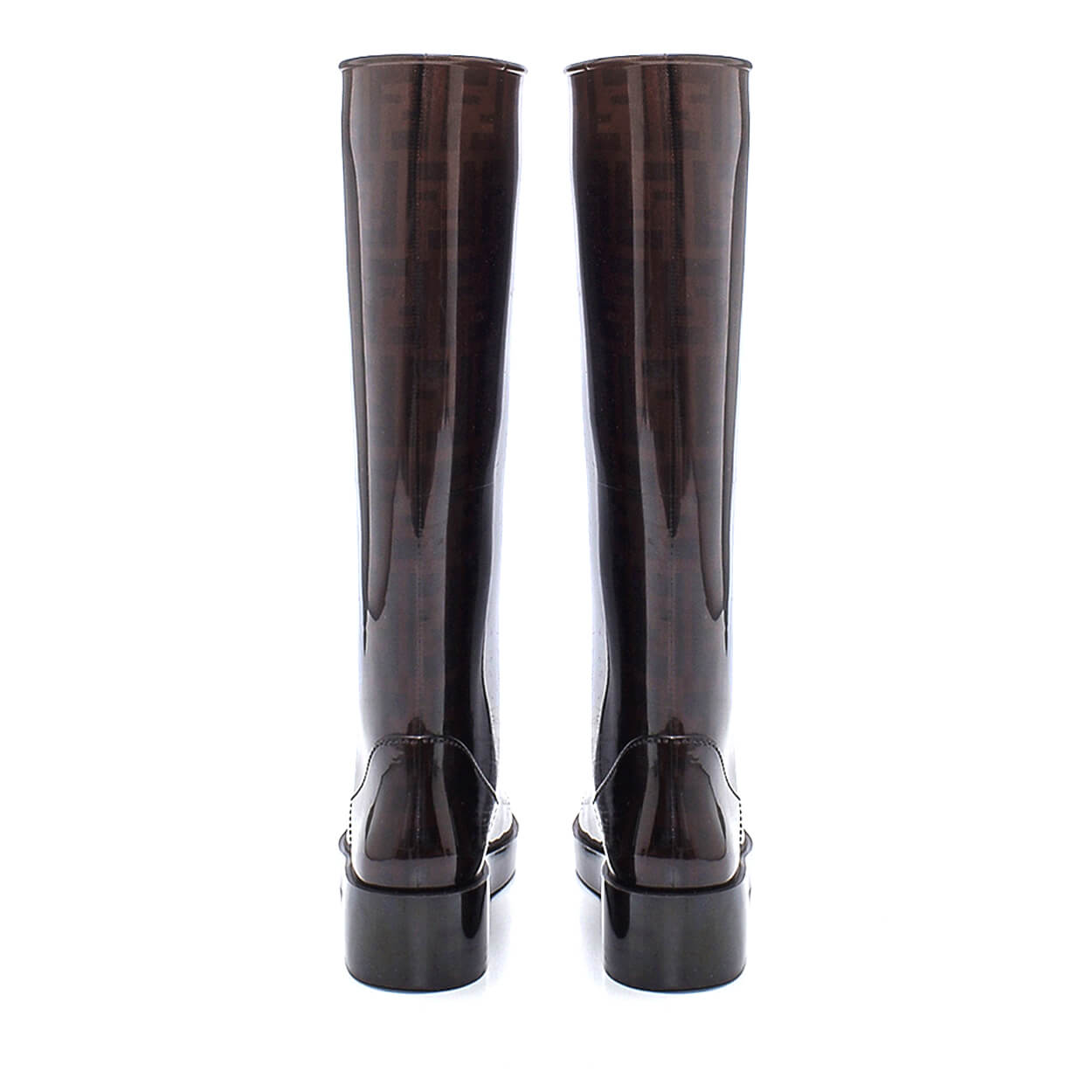 Fendi zucca rain outlet boots